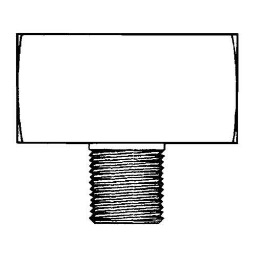 Male Branch Tee, Brass, 1/8" Pryde Industrial Inc.