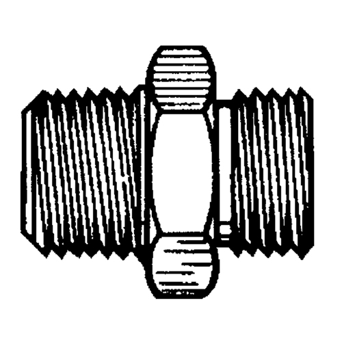 Reducer/Adapter Fitting, 1/4" x 1/8" Dia, Brass Pryde Industrial Inc.