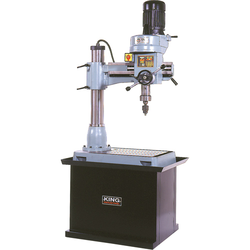 Radial Drilling Machine, 1/2" Chuck, 5 Speed(s), 21-5/8" W X 19-5/8" L, #3 Morse Pryde Industrial Inc.