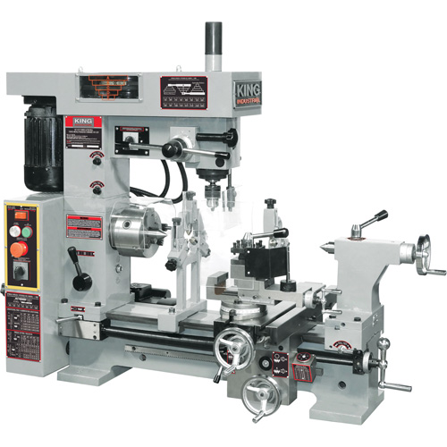Tour &agrave; m&eacute;tal/fraiseuse combin&eacute;e, 43" lo x 19-1/2" la x 38" h Pryde Industrial Inc.