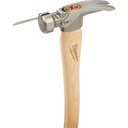 Marteau de charpente &agrave; face usin&eacute;e, 19 oz., Prise en Bois, 16" lo Pryde Industrial Inc.