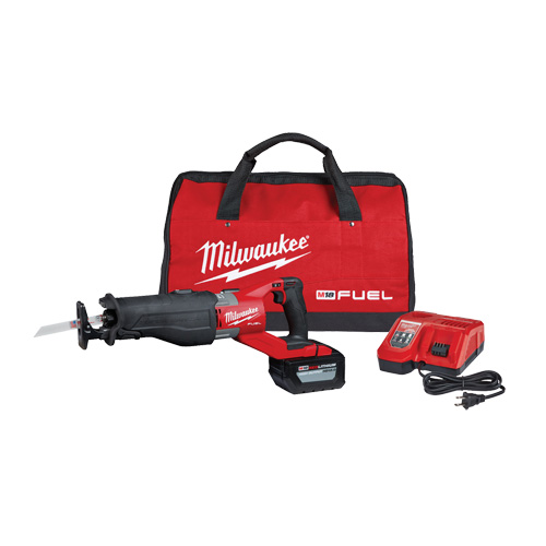 M18 Fuel Super Sawzall&reg; Reciprocating Saw Kit, 18 V, Lithium-Ion Battery, 0-3000 SPM Pryde Industrial Inc.