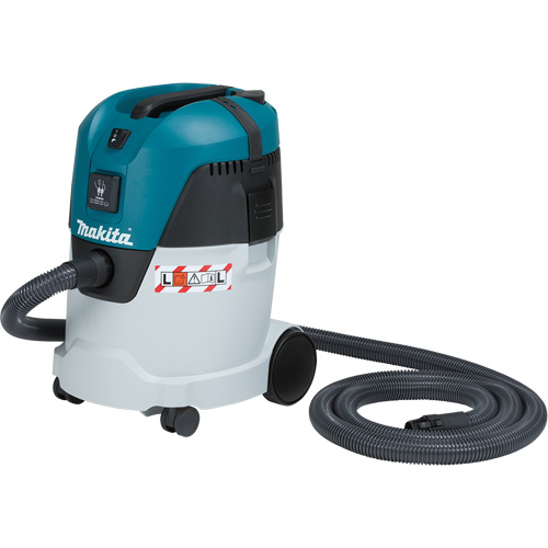 L Class Push & Clean Compact Dust Extractor, Wet-Dry, 1.34 HP, 6.6 US Gal. (25 Litres) Pryde Industrial Inc.