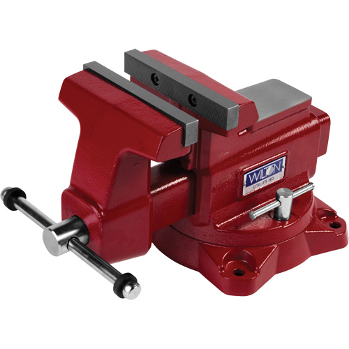 Utility HD Bench Vise, 6-1/2" Jaw Width, 4-1/4" Throat Depth Pryde Industrial Inc.