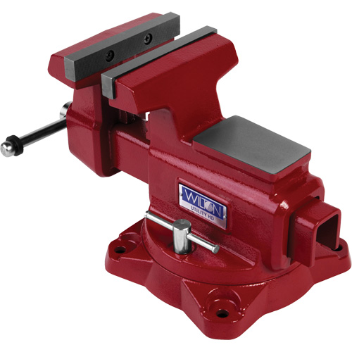 Utility HD Bench Vise, 6-1/2" Jaw Width, 4-1/4" Throat Depth Pryde Industrial Inc.