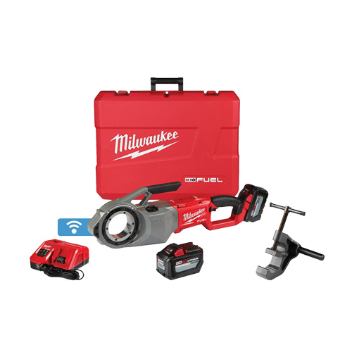 M18 Fuel Pipe Threader Kit, 41 RPM, 1/8" - 2" Pipe Thread Pryde Industrial Inc.