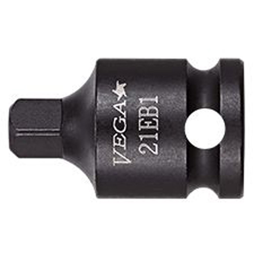 Socket Adapter, Impact, 3/8" Drive, 1/2" Socket, 1.5" L, Pin Pryde Industrial Inc.