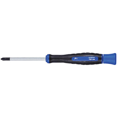 Tournevis Phillips de pr&eacute;cision, #0, 5-1/2" l, Prise Coussin&eacute;e Pryde Industrial Inc.