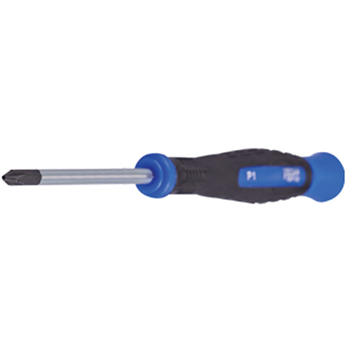 Tournevis Phillips de pr&eacute;cision, #0, 5-1/2" l, Prise Coussin&eacute;e Pryde Industrial Inc.