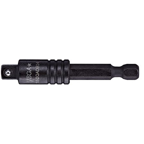 Adaptateur et rallonge pour douille &agrave; d&eacute;clenchement rapide, 1/4" Prise, Dimension m&acirc;le 1/4", Sph&eacute;rique, 3" lo Pryde Industrial Inc.