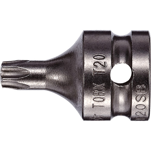 Socket Bit, Torx&reg; Tamper, 8 x 3/4" L, 1/4" Drive Pryde Industrial Inc.