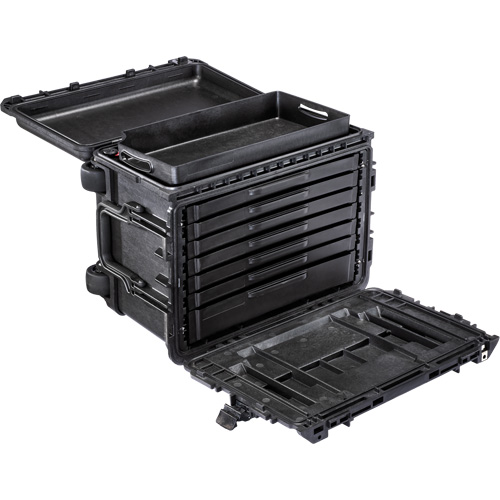 Armoire &agrave; outils mobile Gen 2, 24" la, 6 tiroirs, Noir Pryde Industrial Inc.