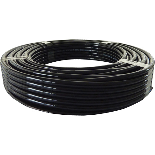 Longlife Pneumatic Tubing, Air, 0.375" OD x 100' L, Nylon/Polyurethane, Black, 232 PSI at 20°C Pryde Industrial Inc.