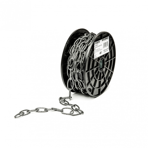 Chaîne d&eacute;corative, Acier au carbone, #10 x 40' (12,2 m) l, Charge d'utilisation 35 lb (0,0175 tonne) Pryde Industrial Inc.