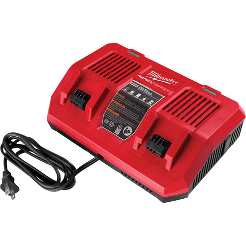 Chargeur rapide simultan&eacute; double port M18, 18 V, Lithium-ion Pryde Industrial Inc.