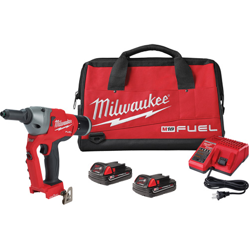 M18 Fuel 1/4" Blind Rivet Tool with One-Key Kit Pryde Industrial Inc.