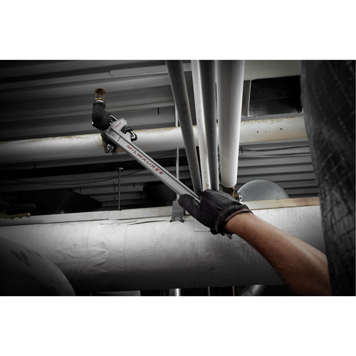 Pipe Wrench with Powerlength Handle, 1-1/2" Jaw Capacity, 10" Long Pryde Industrial Inc.