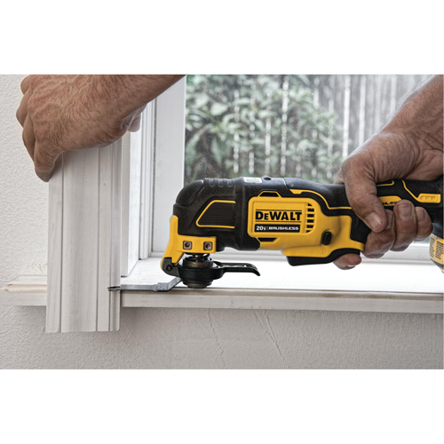 Outil polyvalent oscillant sans fil Atomic Max avec moteur sans balais (outil seulement), 20 V, Lithium-ion Pryde Industrial Inc.