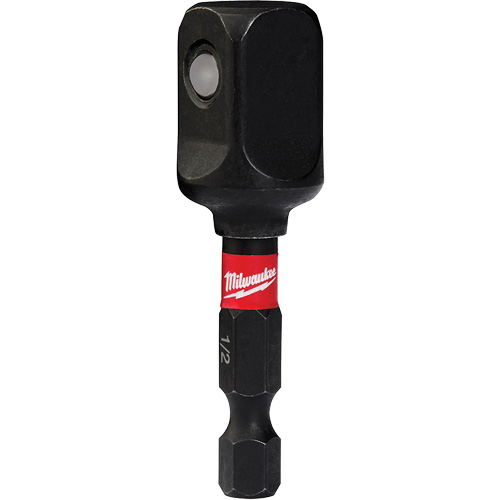 Shockwave Impact Socket Adapters, 1/4" Drive Size, 1/2" Male Size, Ball, 2" L Pryde Industrial Inc.