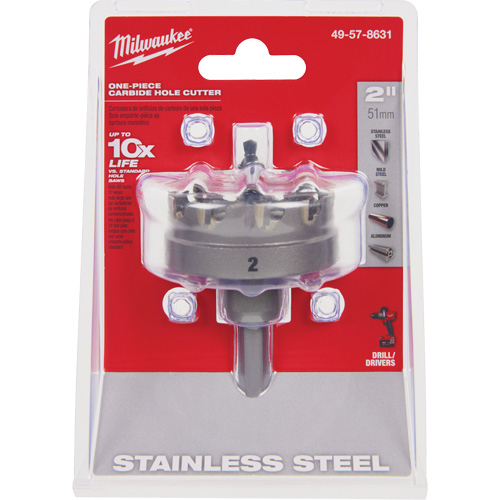 Scies-cloches au carbure monobloc, 2", Profondeur de la coupe de 3/16" Pryde Industrial Inc.