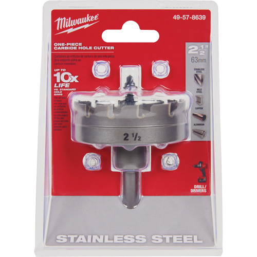 Scies-cloches au carbure monobloc, 2-1/2", Profondeur de la coupe de 3/16" Pryde Industrial Inc.