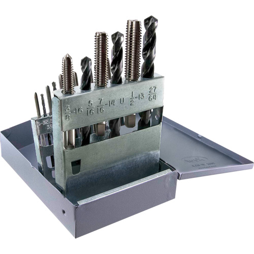 Jeu de tarauds & forets UNC DRILLCO, 18 morcea Pryde Industrial Inc.