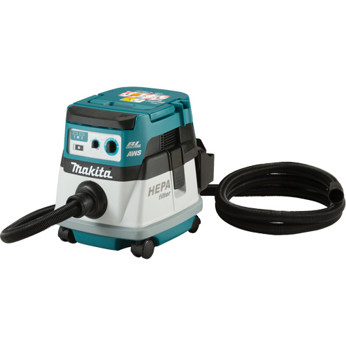 Aspirateur de poussi&egrave;res silencieux avec AWS (outil seulement), 18 V, Capacit&eacute; 2,11 gal. Pryde Industrial Inc.