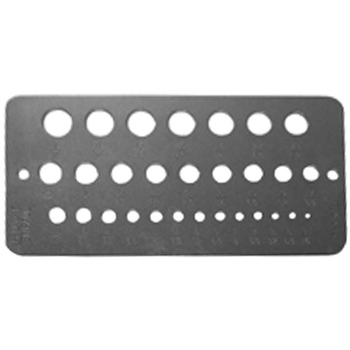 Drillco&reg; Fractional Sizes Drill Gauge Pryde Industrial Inc.