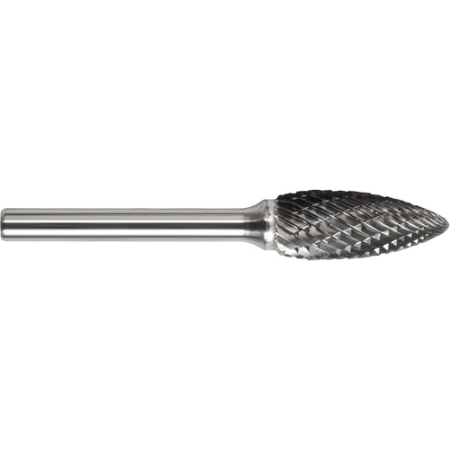 DRILLCO Single Cut Flame Shaped Burr, SH-41L2 Pryde Industrial Inc.