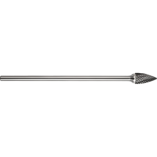 DRILLCO Single Cut Flame Shaped Burr, SG-1L6 Pryde Industrial Inc.