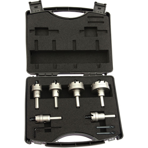 DRILLCO TCT Hole Cutter Set, 6 Pieces Pryde Industrial Inc.