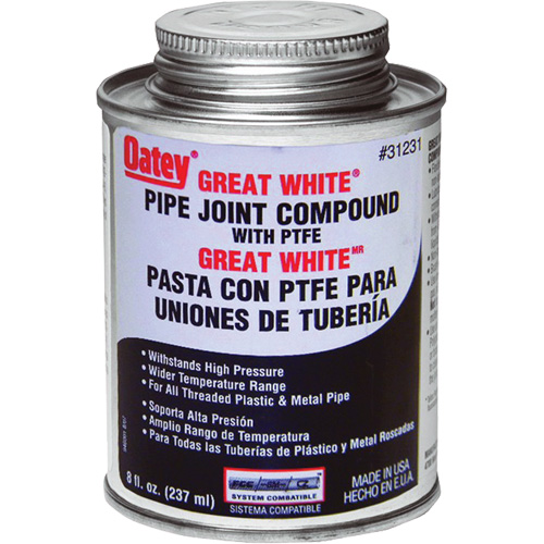 Great White&reg; Pipe Joint Compound with PTFE Pryde Industrial Inc.