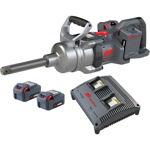 High Torque Cordless Impact Wrench Kit with 6" Anvil, 20 V, 1" Socket Pryde Industrial Inc.