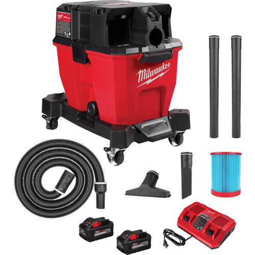 M18 Fuel Cordless Dual-Battery Wet/Dry Vacuum, 18 V, 9 gal. Capacity Pryde Industrial Inc.