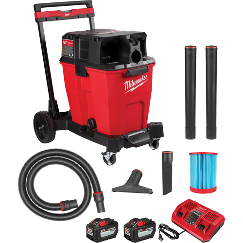 M18 Fuel Cordless Dual-Battery Wet/Dry Vacuum, 18 V, 12 gal. Capacity Pryde Industrial Inc.