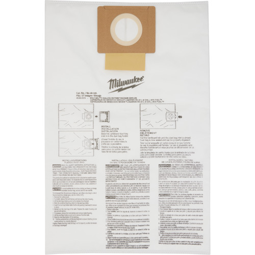 Fleece Dust Bags, 6 US Gal. Pryde Industrial Inc.