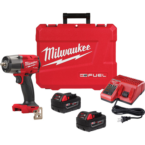 M18 Fuel Mid-Torque Impact Wrench with Friction Ring Kit, 18 V, 3/8" Socket Pryde Industrial Inc.