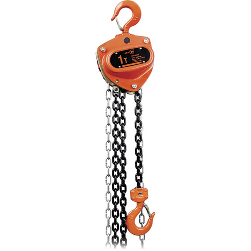 KCH Series Heavy-Duty Chain Hoist, 20' Lift, 1100 lbs. (0.5 tons) Capacity, Heat-Treated Alloy Steel Chain Pryde Industrial Inc.