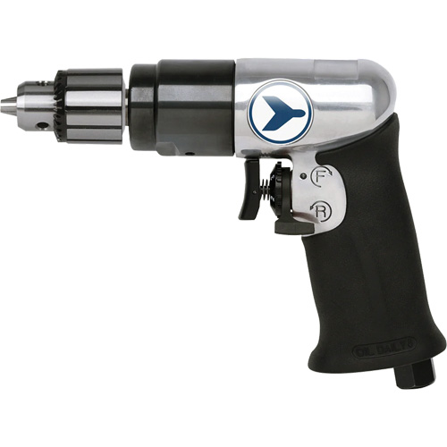 AD38VSRK Perceuse pneumatique &agrave; vitesse variable, 6 pi³/min, 1/4" NPT, 82 dBA, 3/8" mandrin, Avec cl&eacute; Pryde Industrial Inc.