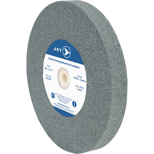GC810C Meule d'&eacute;tabli, 8" x 1", Arbre de 1", Carbure de silicium Pryde Industrial Inc.