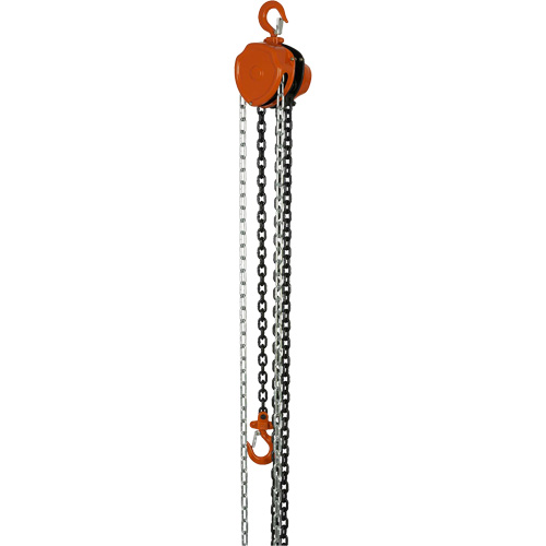 VHC Series Chain Hoists, 10' Lift, 1100 lbs. (0.5 tons) Capacity, Alloy Steel Chain Pryde Industrial Inc.