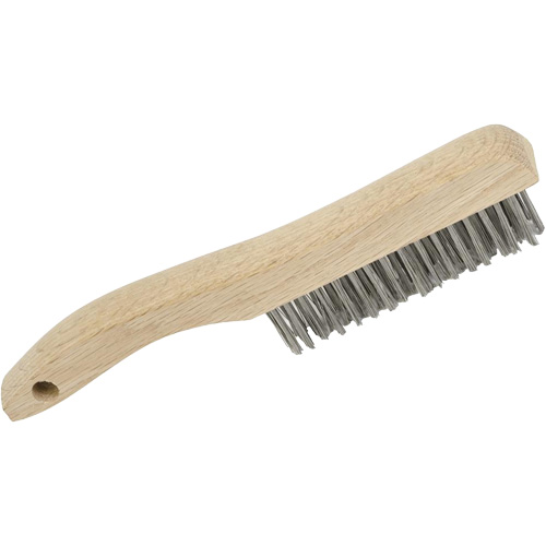 4SHSS Hand Scratch Brushes, Stainless Steel, 4 x 16 Wire Rows, 10" Long Pryde Industrial Inc.