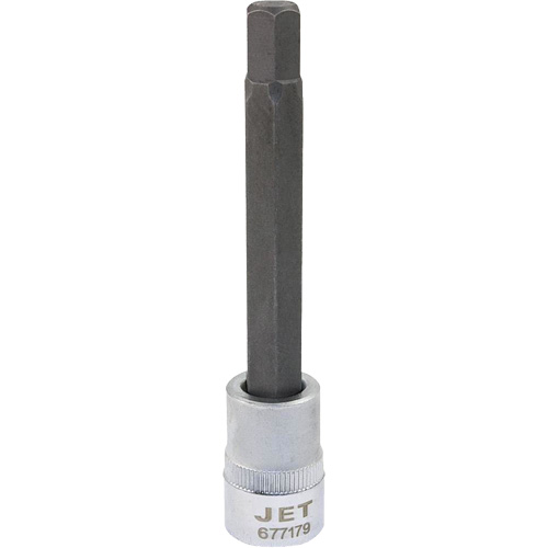 Extra-Long Bit Sockets, Hex, 9 mm x 4" L, 3/8" Drive Pryde Industrial Inc.