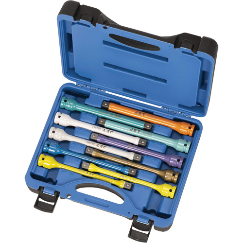 JTLE-10S Jeu de rallonges limiteurs de couple, Prise 1/2"/80 lb-pi, Couple de 65 lb-pi/100 lb-pi/120 lb-pi/140 lb-pi/75 lb-pi/90 lb-pi/110 lb-pi/150 lb-pi/160 lb-pi, Multiple Pryde Industrial Inc.