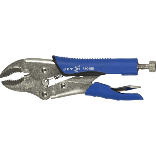 J7WRG Curved Jaw Locking Pliers, 7" Length, Curved Jaw Pryde Industrial Inc.