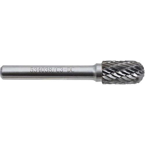 C3-DC JET-KUT GP Round Nose Shape Carbide Bur, 3/8" Dia. Pryde Industrial Inc.