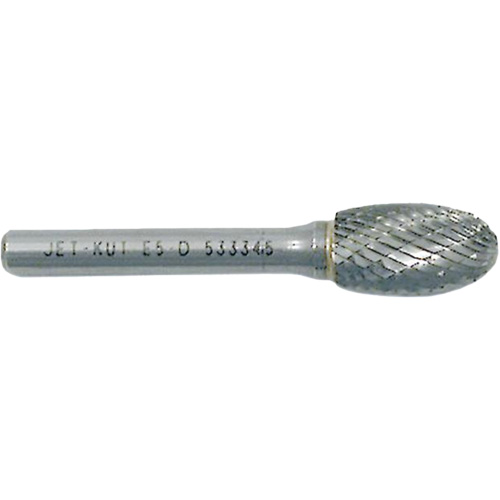 E3-DC JET-KUT&reg; GP Oval Shape Carbide Bur, 3/8" Dia. Pryde Industrial Inc.