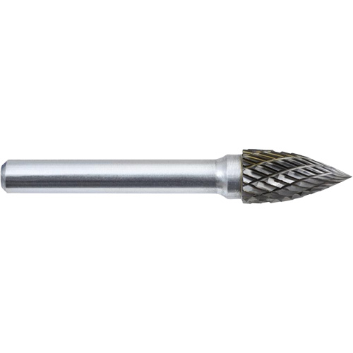 G3-DC JET-KUT Tree Shape Bur (Pointed End), 3/8" Dia. Pryde Industrial Inc.