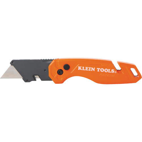 Folding Utility Knife With Blade Storage, 1" Blade, Steel Blade, Metal Handle Pryde Industrial Inc.