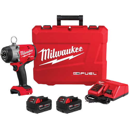Cl&eacute; &agrave; choc &agrave; couple &eacute;lev&eacute; M18 Fuel avec ensemble de cheville d'arr&ecirc;t, 18 V, Mandrin 1/2" Pryde Industrial Inc.